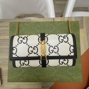 Gucci Black and White WOC
